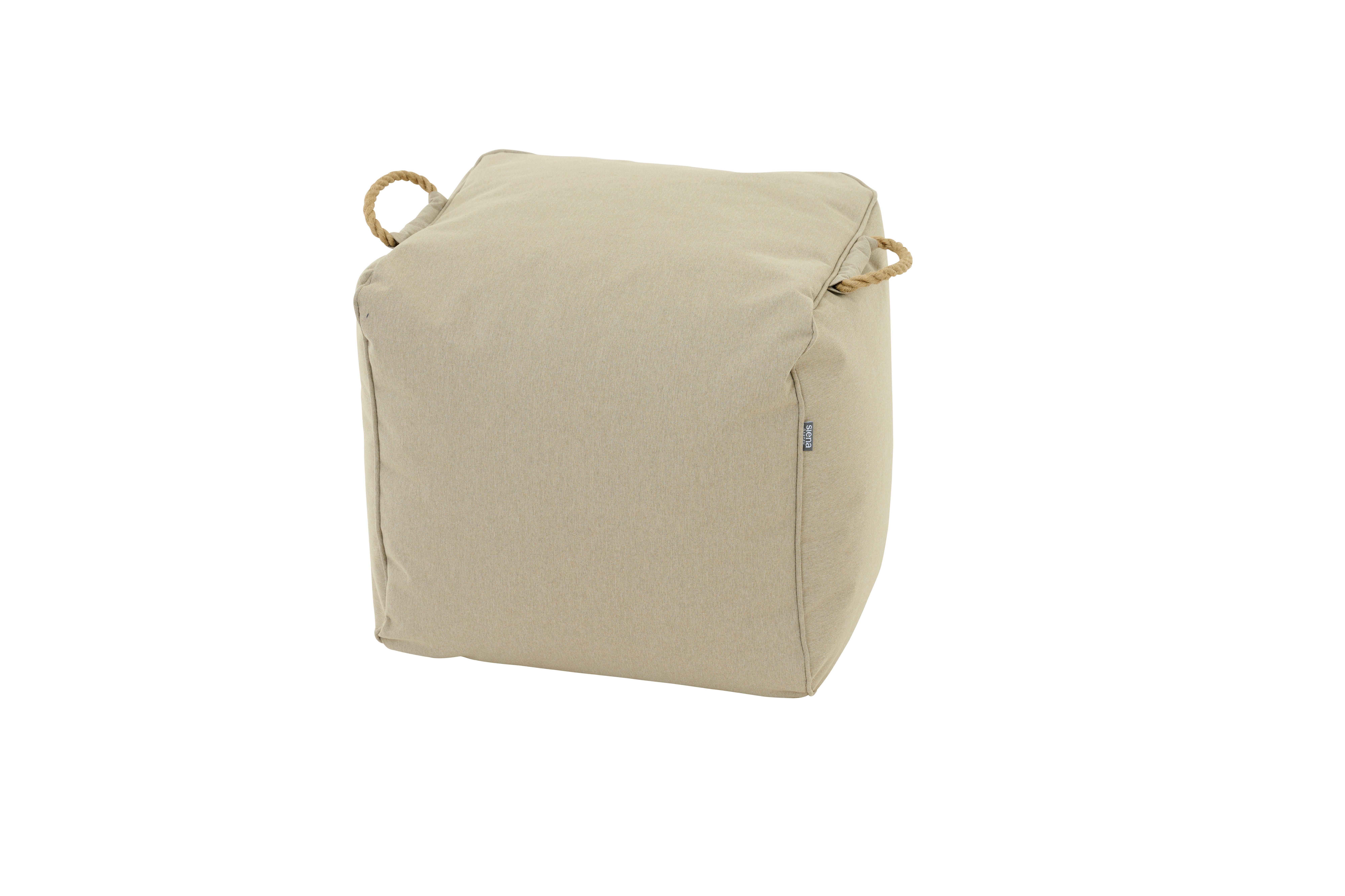 GARTENHOCKER INTEGRAL-HOCKER - Braun, MODERN, Kunststoff (48/46/46cm) - Siena Garden