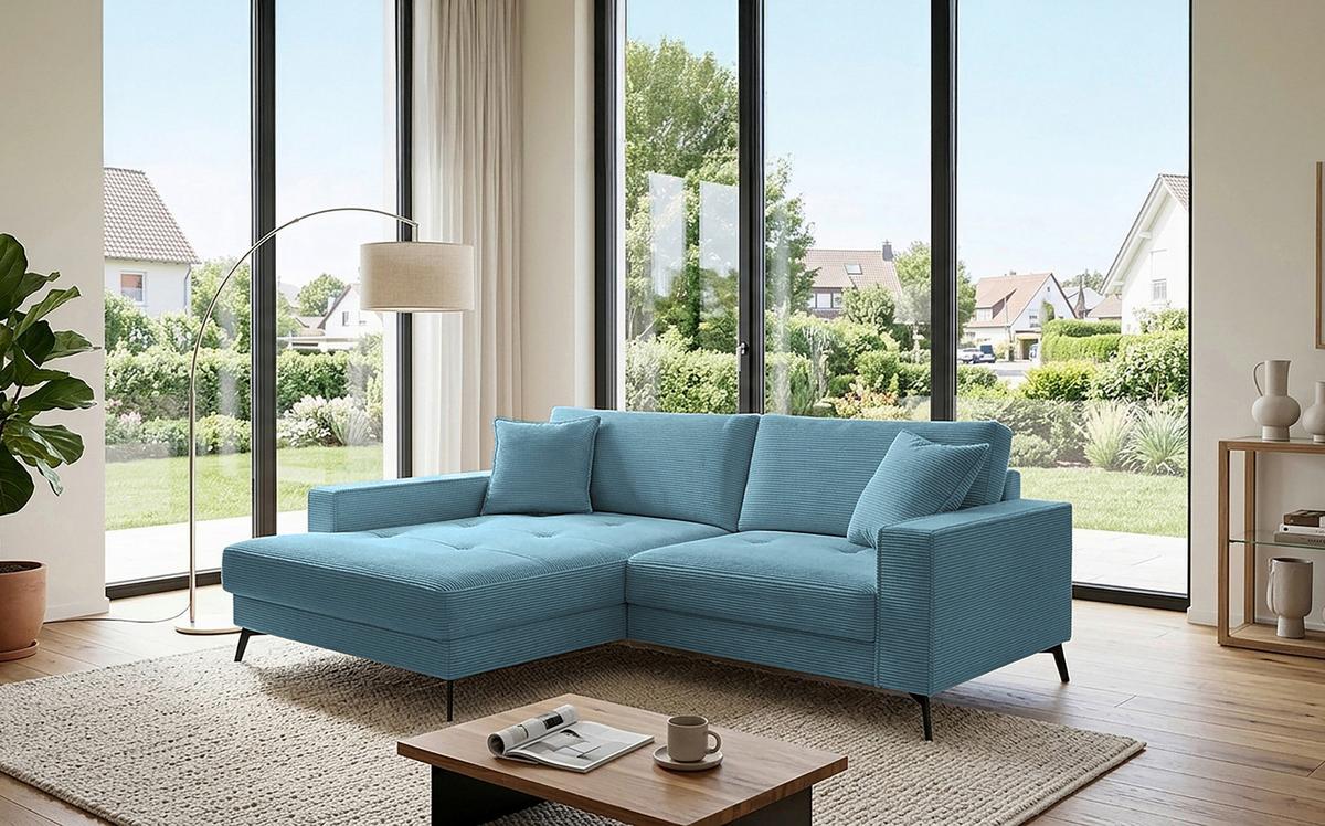 Coltar TED - albastru, Trend, textil (174/228cm) - Modern Living