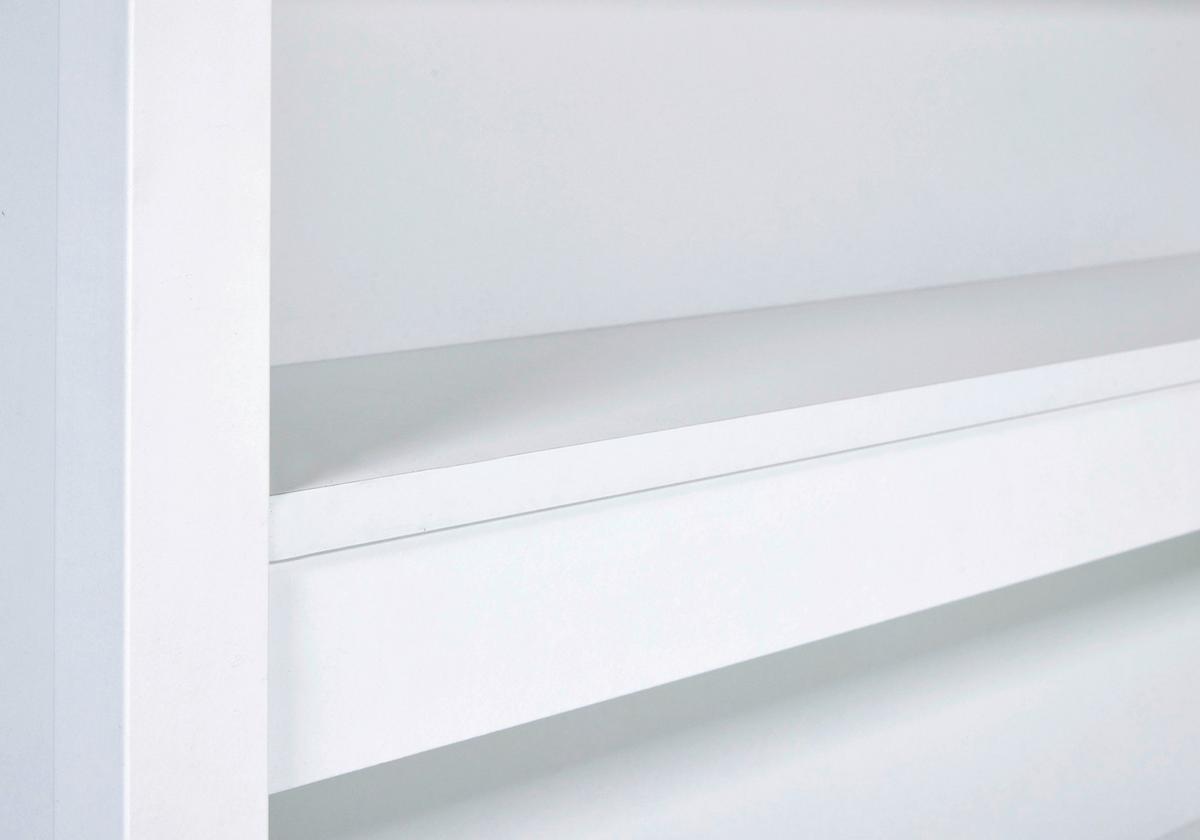 Kücheninsel Sicilia Weiß/Eiche Artisan - Silberfarben/Weiß, ROMANTIK / LANDHAUS, Holzwerkstoff/Metall (124/91/75cm) - Mömax