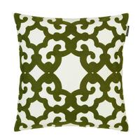 Zierkissen GWYN in Weiß/Schlamm ca. 45x45cm - Schlammfarben/Weiß, MODERN, Textil (45/45cm) - Mary's
