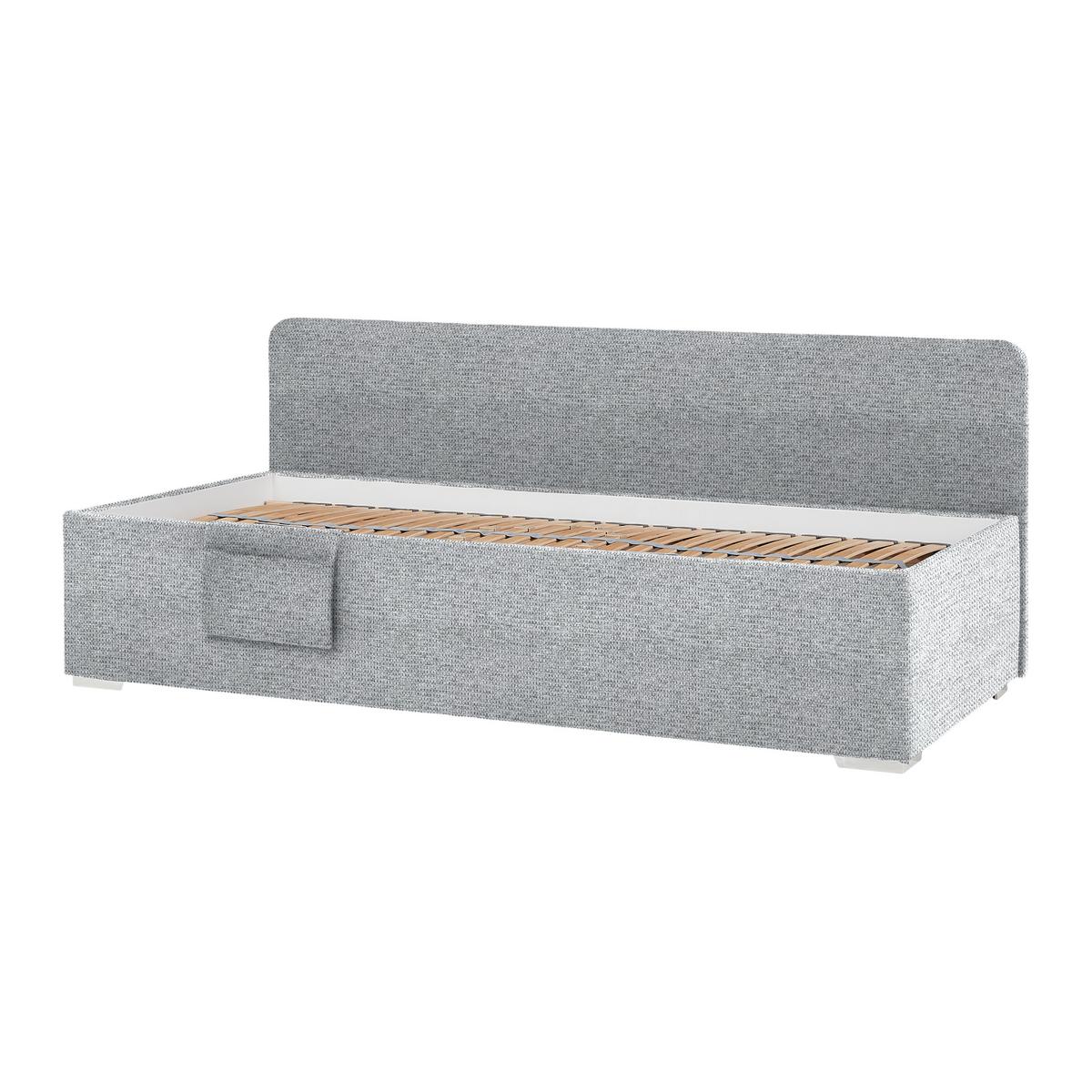 PAT REMI DECOR GRI - culoare natur/gri, Konventionell, lemn/textil (90/200cm) - Mömax