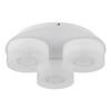 TAKLAMPA LUNOU - vit, Basics, metall/glas (38/38/11,5cm)