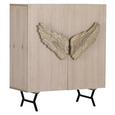 Kommode aus Eiche - Schwarz/Weiß, LIFESTYLE, Holz/Metall (100/117/51cm) - Premium Living Kommode aus Eiche - Schwarz/Weiß, LIFESTYLE, Holz/Metall (100/117/51cm) - Premium Living