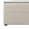 BOXBETT IMOLA - Crème/Zwart, Modern, Hout/Kunststof (160/200cm) - Bessagi Home