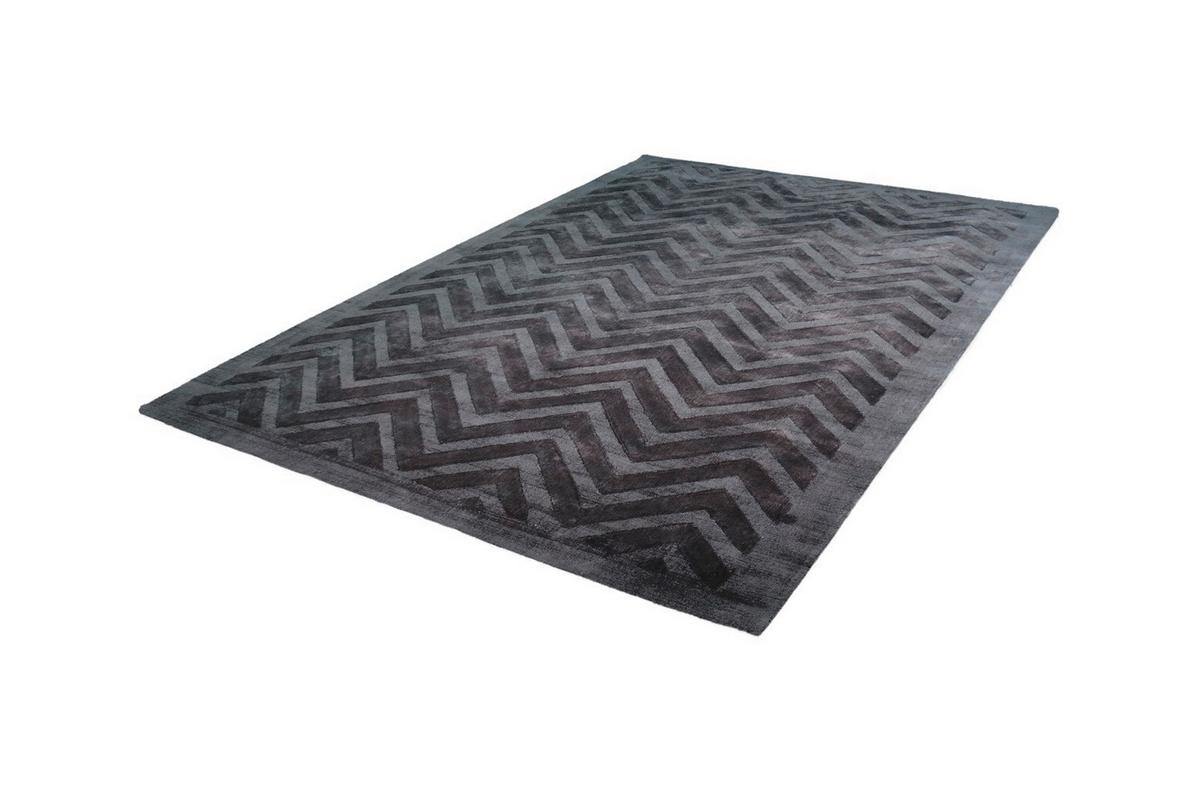 FLACHWEBETEPPICH LUXURY 410 GRAU/ANTHR 160X230 - Anthrazit/Grau, Basics, Textil (160/230cm) - Kayoom