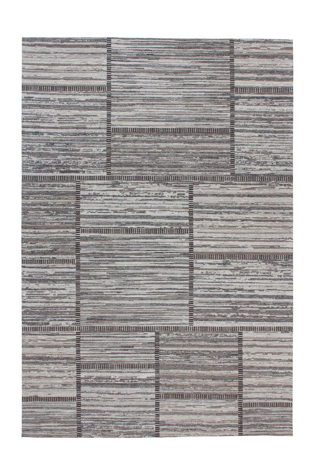 FLACHWEBETEPPICH PHOENIX 112 NATUR / GRAU - Naturfarben/Grau, Konventionell, Textil (120/170cm) - Kayoom