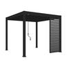 PERGOLA-SEITENTEIL WEIDE 93CM ANTHRAZIT - Anthrazit, Basics, Metall (93/235/10cm) - Gardenson