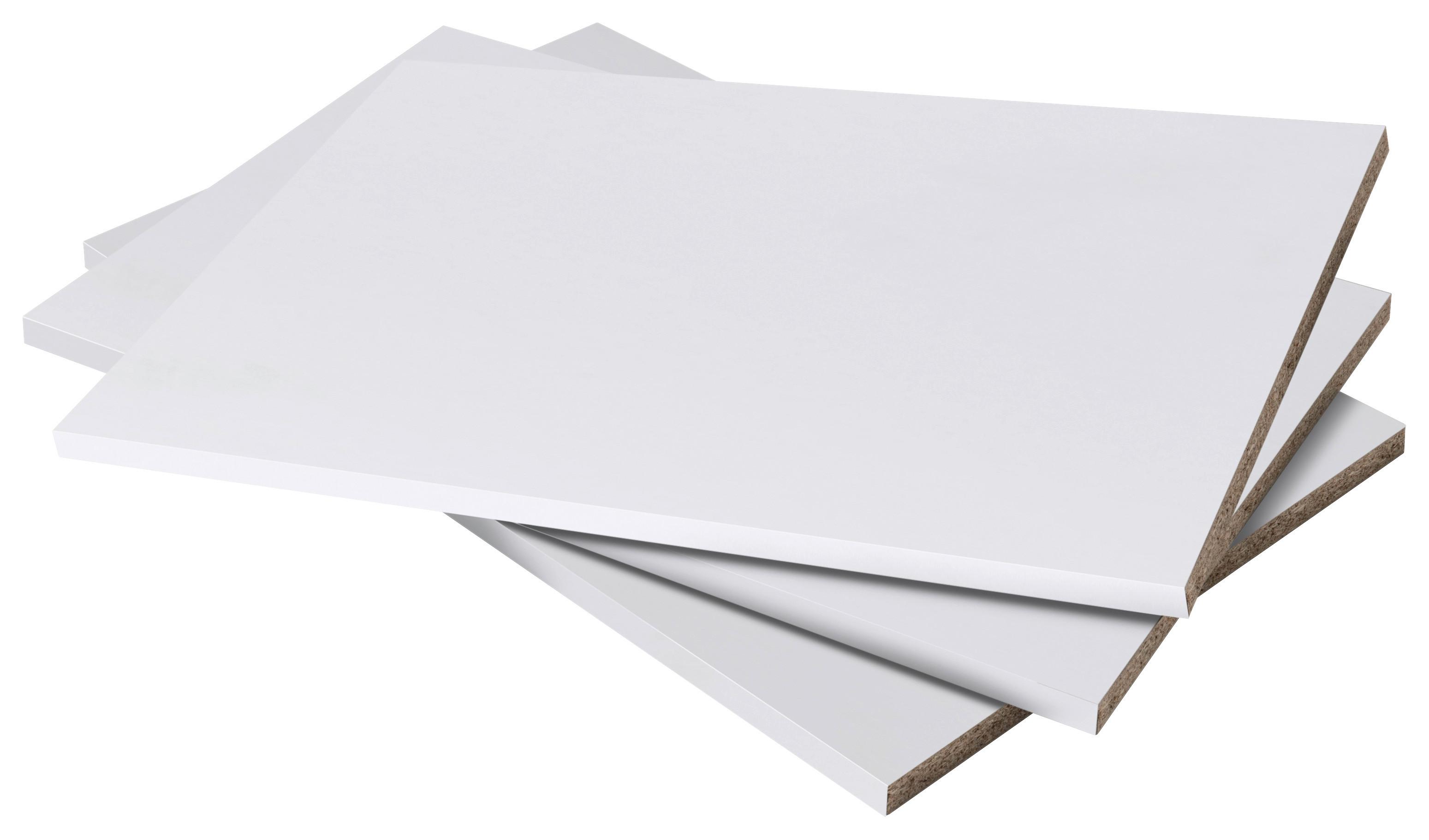 Einlegeboden In Weiss, 3er Set - Weiss, Konventionell, Holzwerkstoff (65,5/1,5/46,5cm)