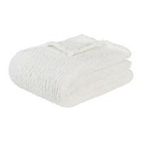 Pătură pufoasă Teddy - alb, Modern, textil (130/170cm) - Modern Living