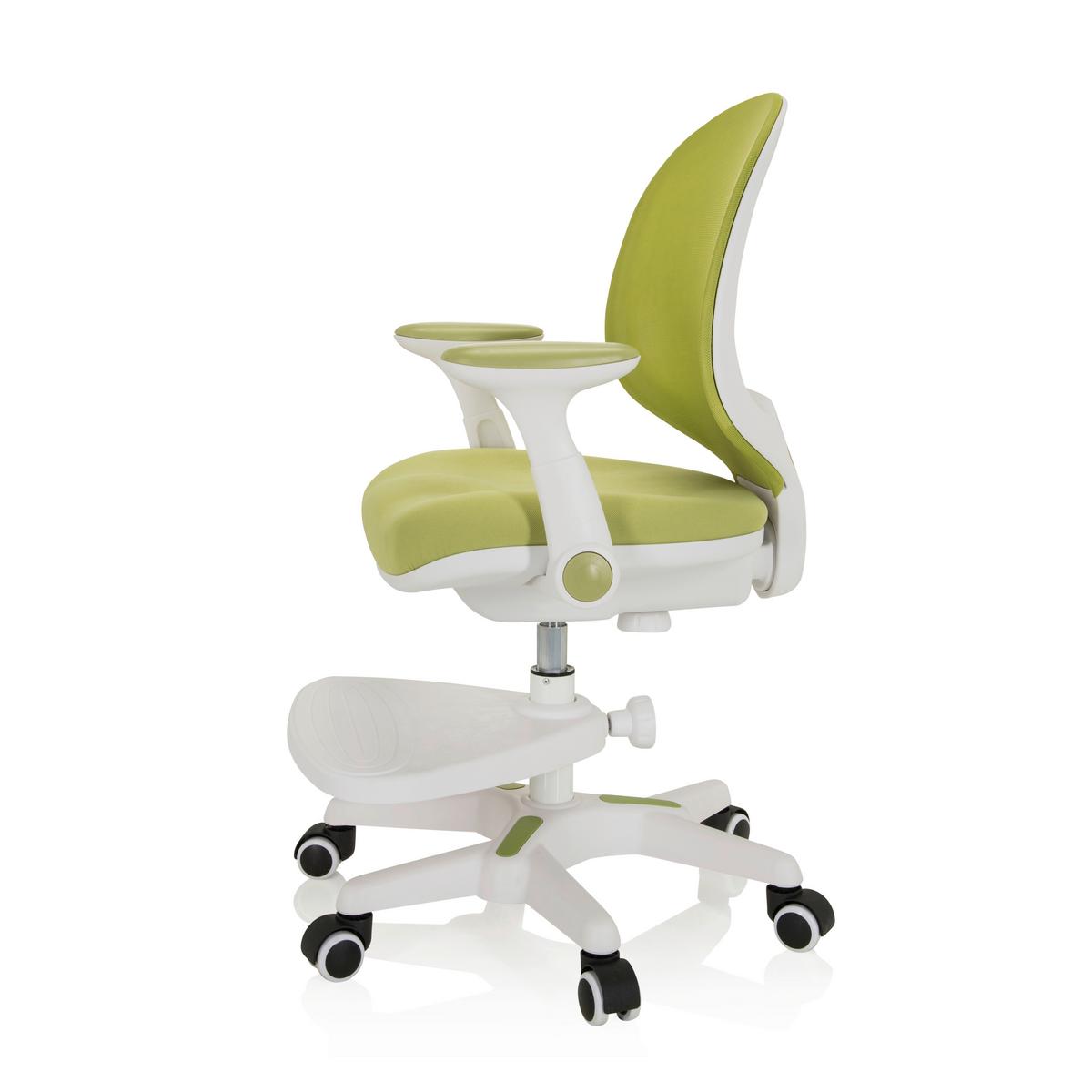 Otroški Vrtljivi Stol Kid Ergo, Zelena - bela/svetlo zelena, Moderno, umetna masa/tekstil (56/89/52cm) - MID.YOU