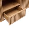 SIDEBOARD BARCELONA -EXKLUSIV- - guldfärgad/naturfärgad, Lifestyle, metall/papper (142,8/90/40cm) - Mömax