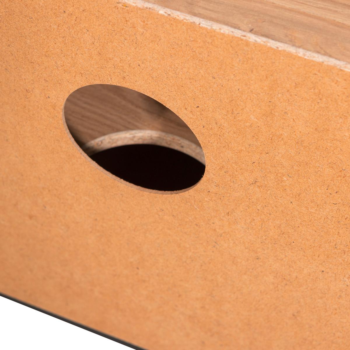 Lowboard Silas Eichefarben B: 180cm - Eichefarben/Schwarz, Design, Holz/Metall (180/61/44cm) - Livetastic