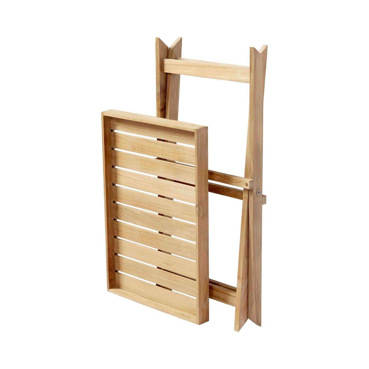 TABLETTTISCH TRAY TABLE - Teakfarben, KONVENTIONELL, Holz (60/40/65cm) - MID.YOU