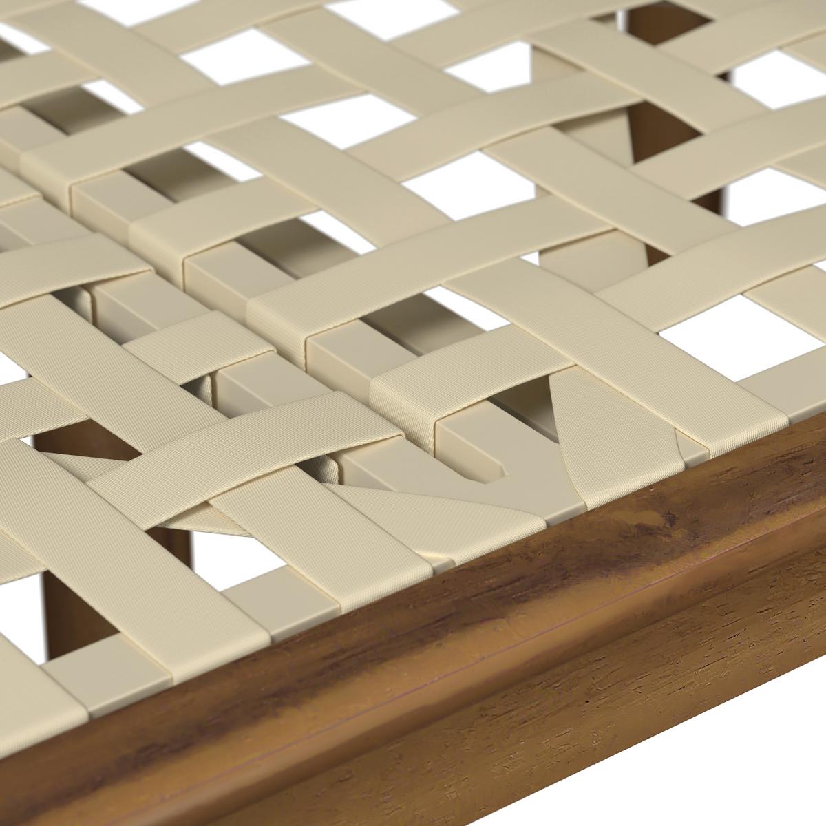 Lounge Garitura Belaya, Bela, 4-Delni Set - siva/barva oreha, Moderno, kovina/tekstil (244/205cm) - Bessagi Garden