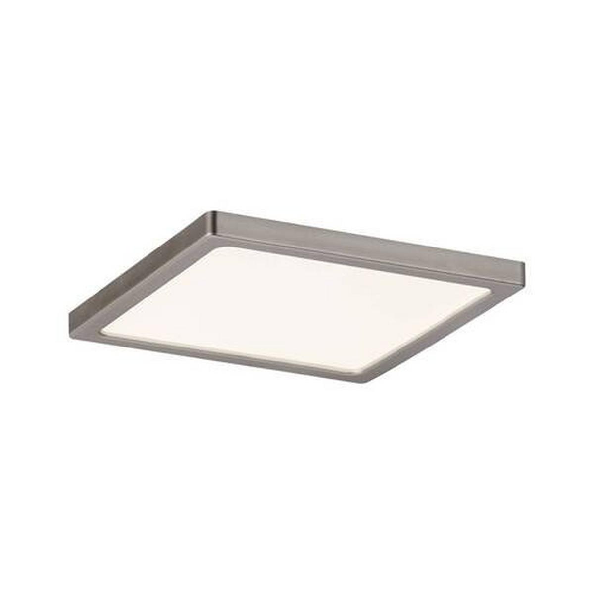 LED-Paneel Panel Areo dimmable in Nickelfarben max. 8 Watt - Nickelfarben, Basics, Kunststoff (12/12/1cm) - Paulmann