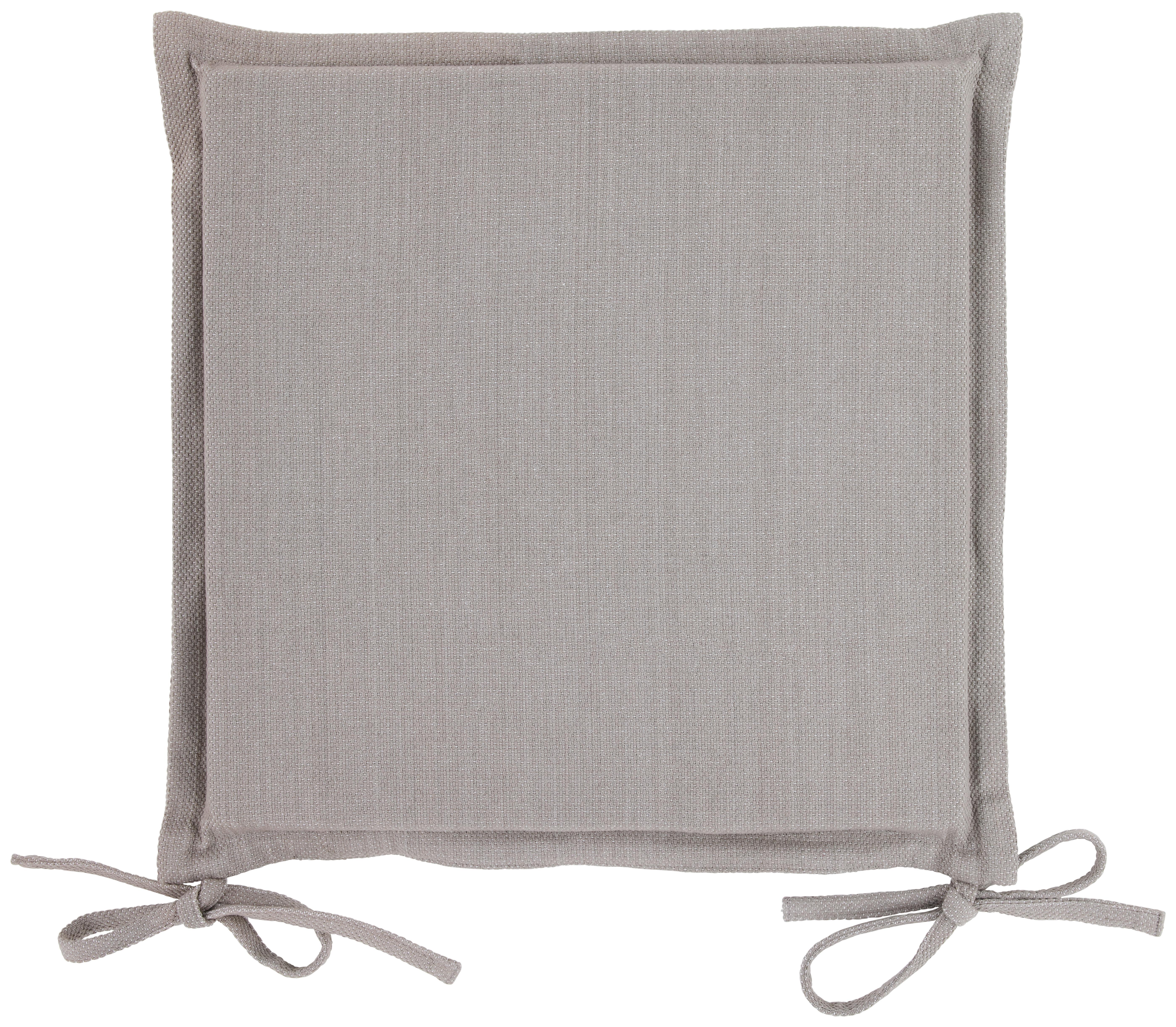 Sitzkissen Vincent in Grau ca. 40x40cm - Grau, Modern (40/40/3cm) - Modern Living