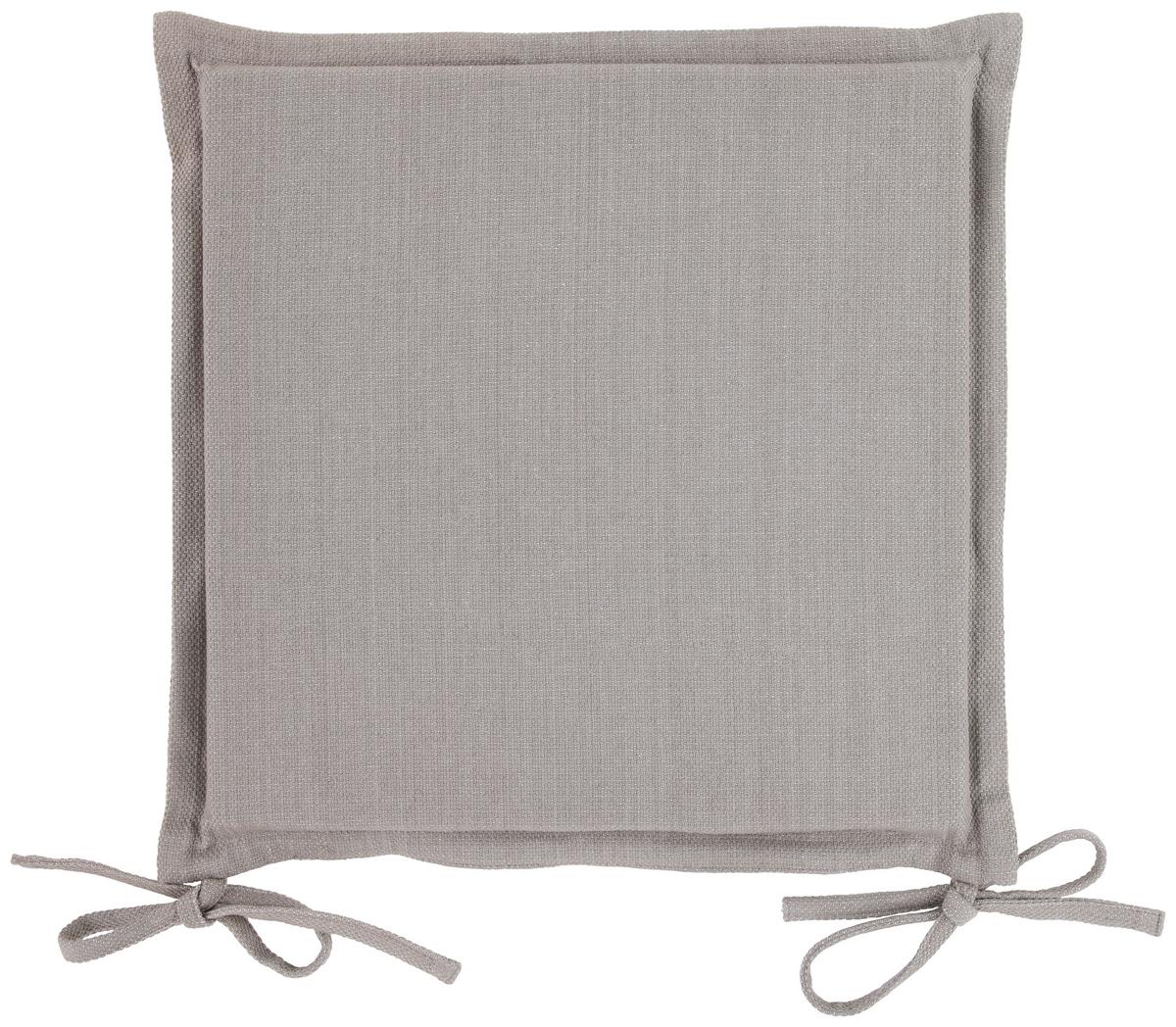 Sitzkissen Vincent in Grau ca. 40x40cm - Grau, Modern (40/40/3cm) - Modern Living