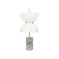 Tischleuchte Mod178tl-L11gr3k - Weiss/Goldfarben, Design, Stein/Metall (22/46cm) - MAYTONI