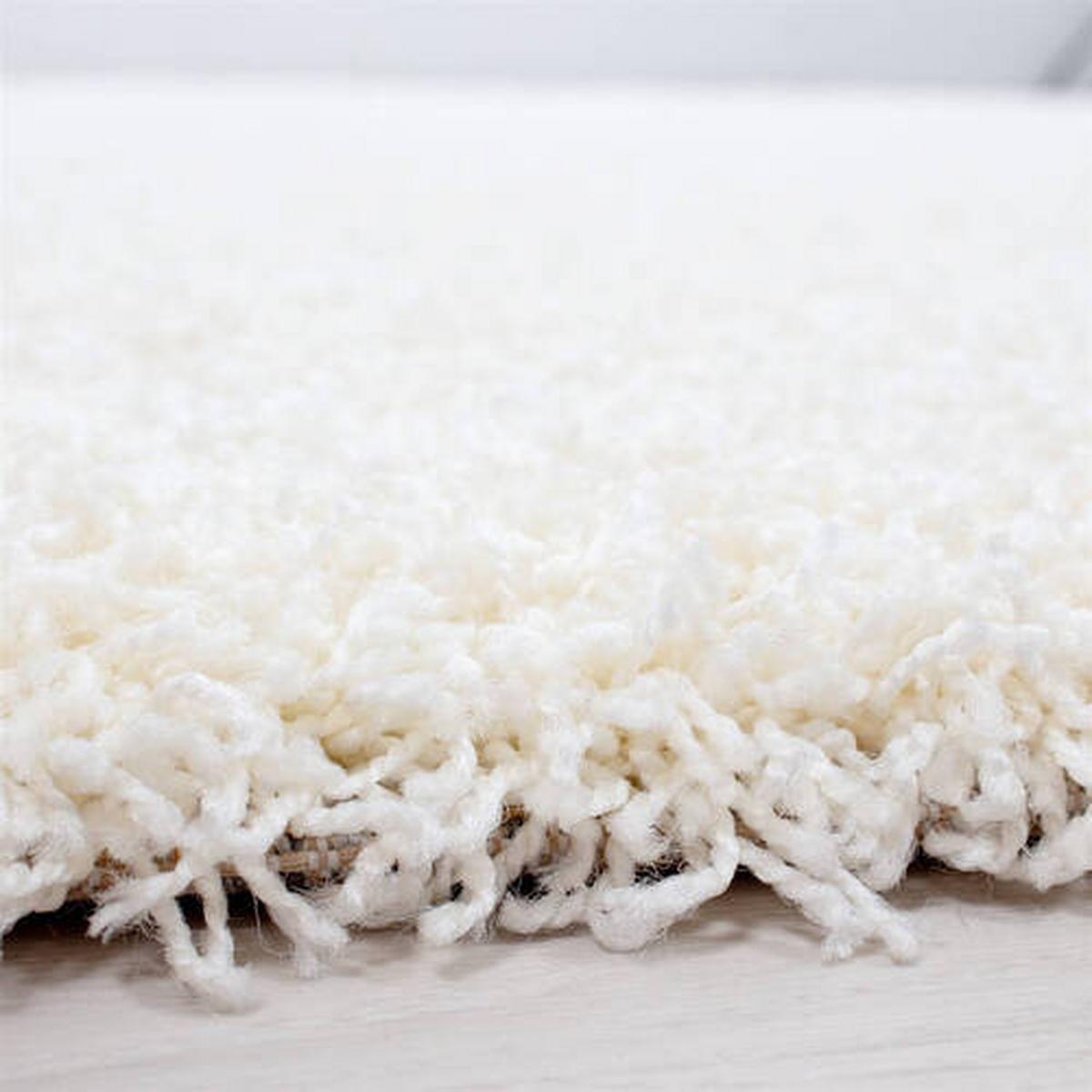 Hochflorteppich Dream Creme ca. 65x130cm - Creme, Basics, Textil (65/130cm) - Novel