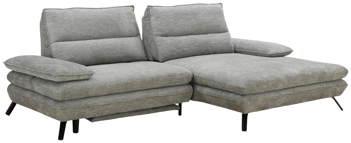 Kutna Garnitura Castello - siva/crna, Moderno, drvo/metal (276/97/110/174cm) - Mömax