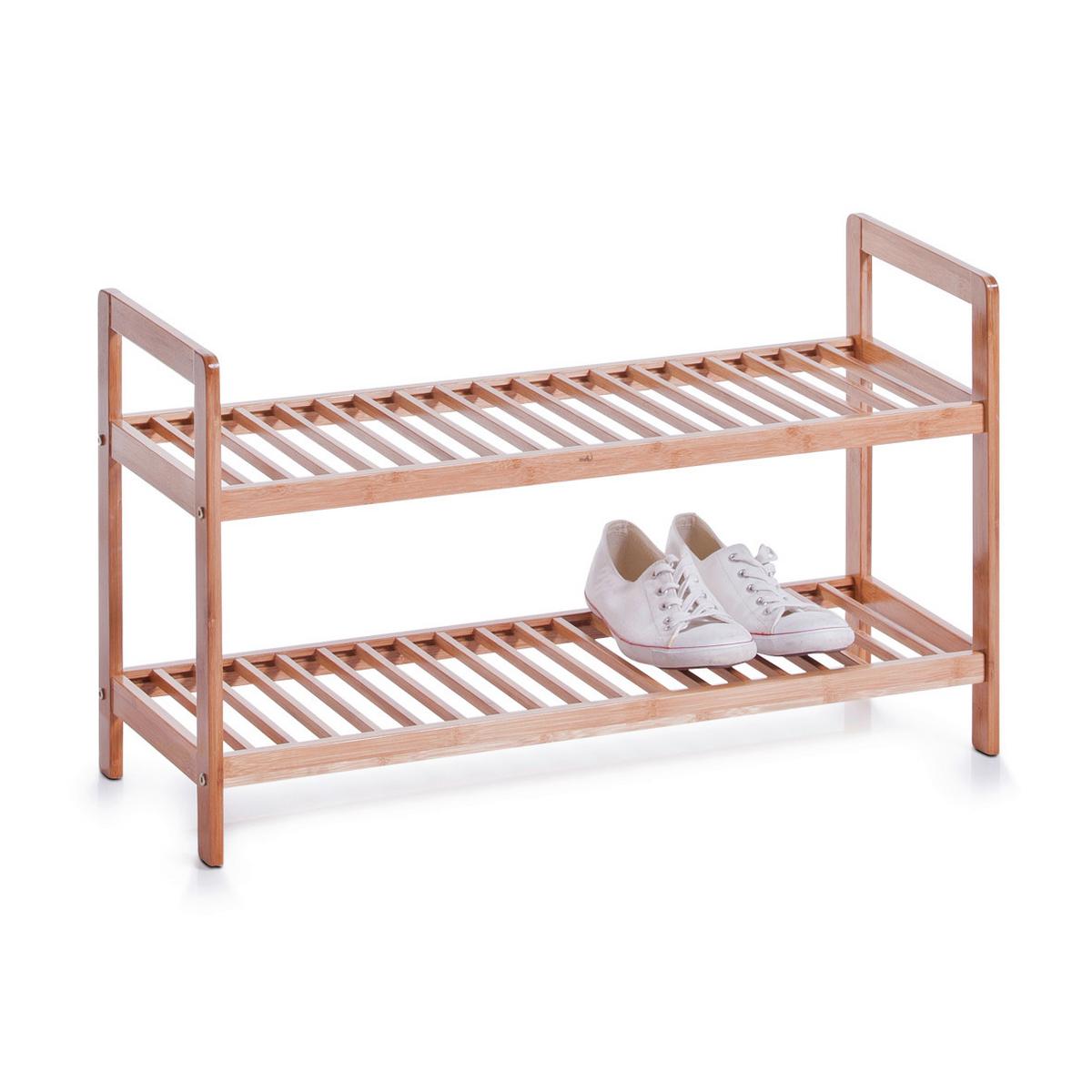 Schuhregal Naturfarben - Naturfarben, Basics, Holz (70/26/40cm) - Zeller Present