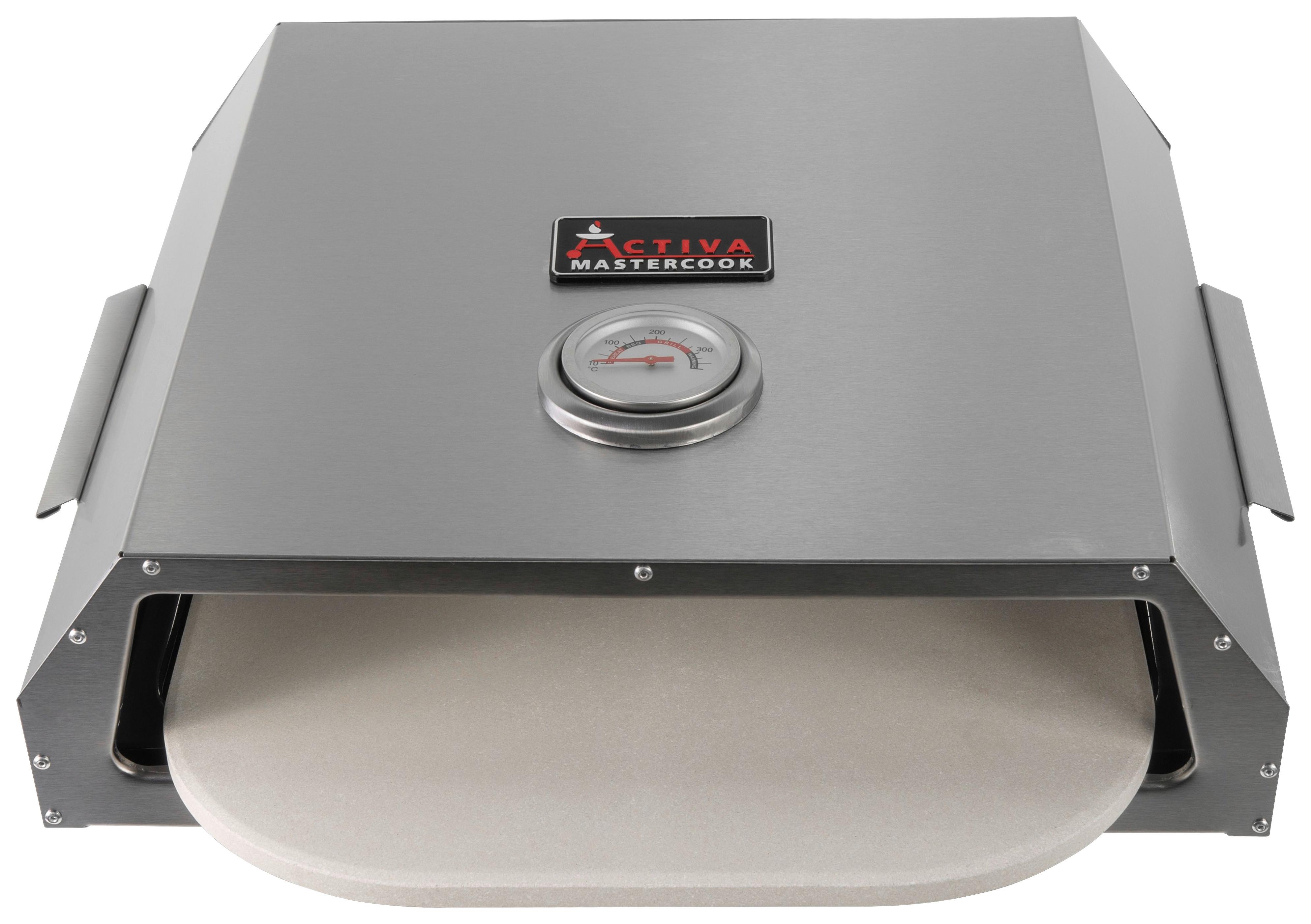 PIEC DO PIZZY UNIVERSELLE PIZZABOX - kolor srebrny, Konventionell, metal (45/36/13cm)