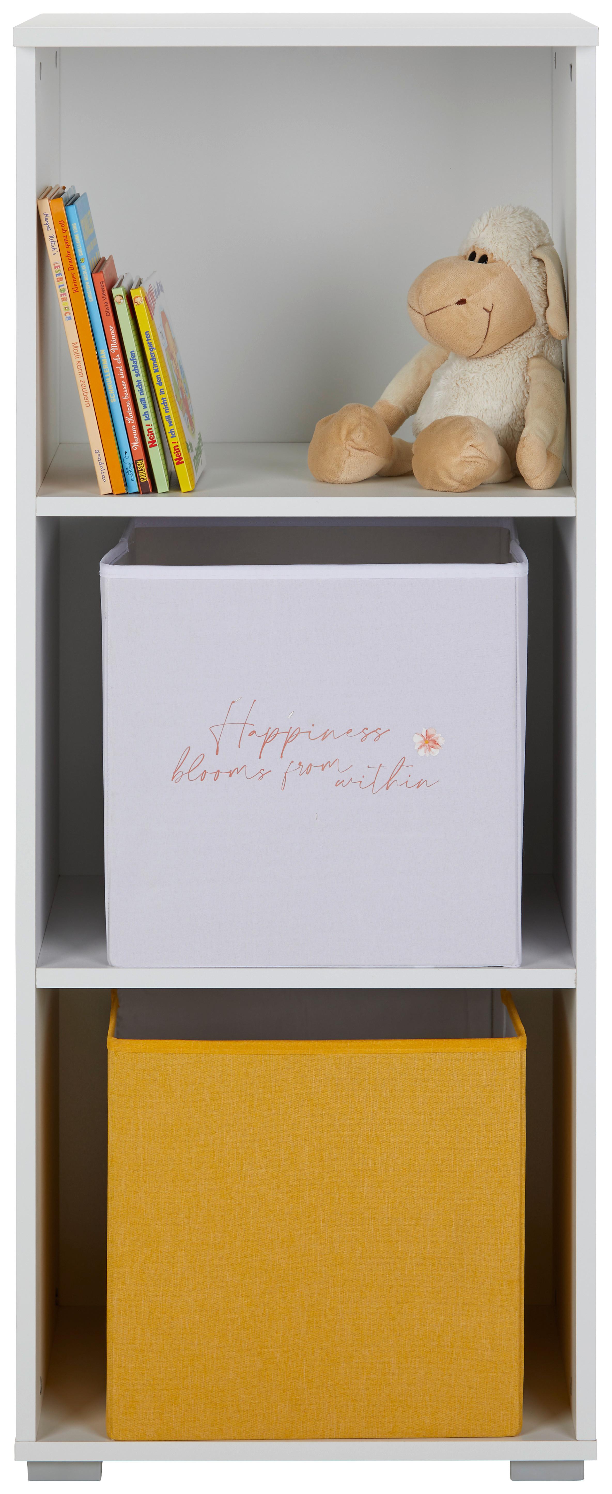 Standregal in Weiss - Weiss, Holzwerkstoff (47/119/42cm) - Premium Living