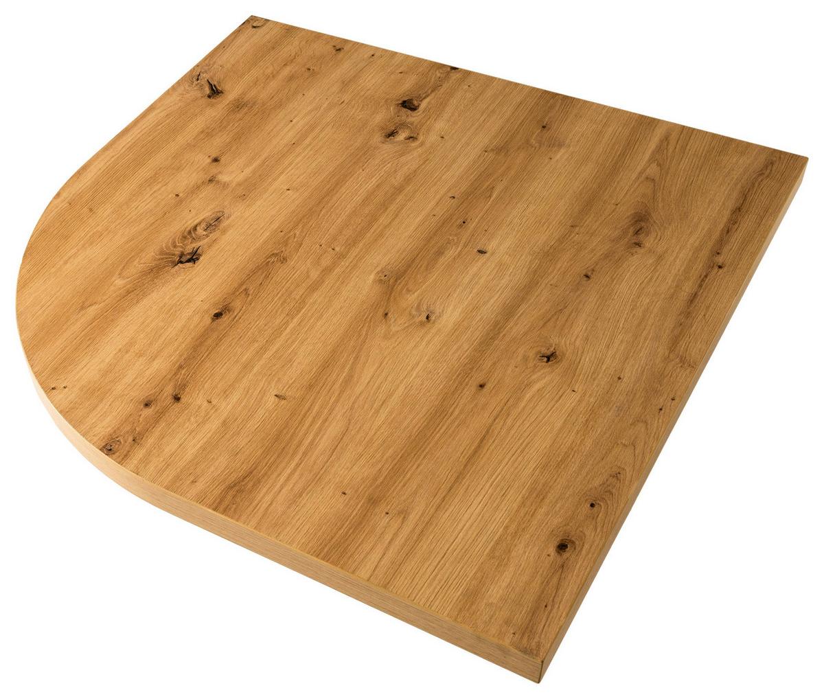 Eckverbindungsplatte in Eiche Artisan - Eiche Artisan, Modern, Holzwerkstoff (80/80cm) - Mömax