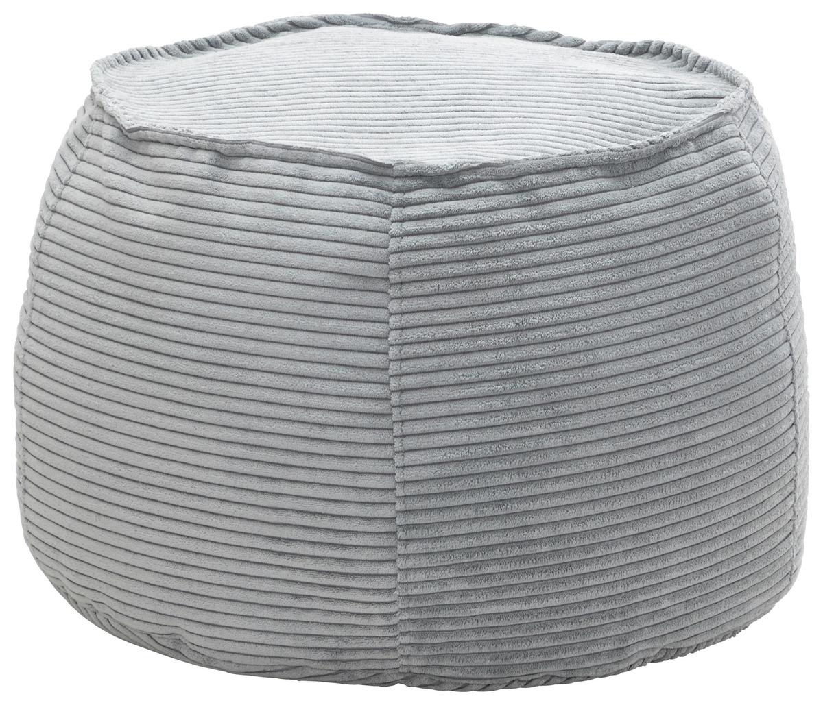 Hocker Lucylla in Grau - Grau, Modern, Textil (60/60/38cm) - Mömax