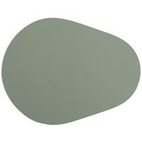 Untersetzer Jette aus Leder in Grün - Grün, Leder (10/13cm) - Premium Living