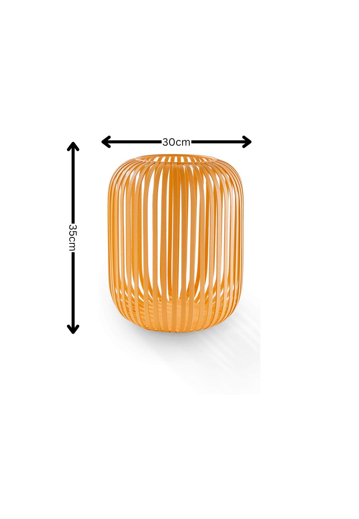 Laterne Lig Medium Aprikose - Aprikose, Basics, Metall (30/35cm) - FYNCH-HATTON