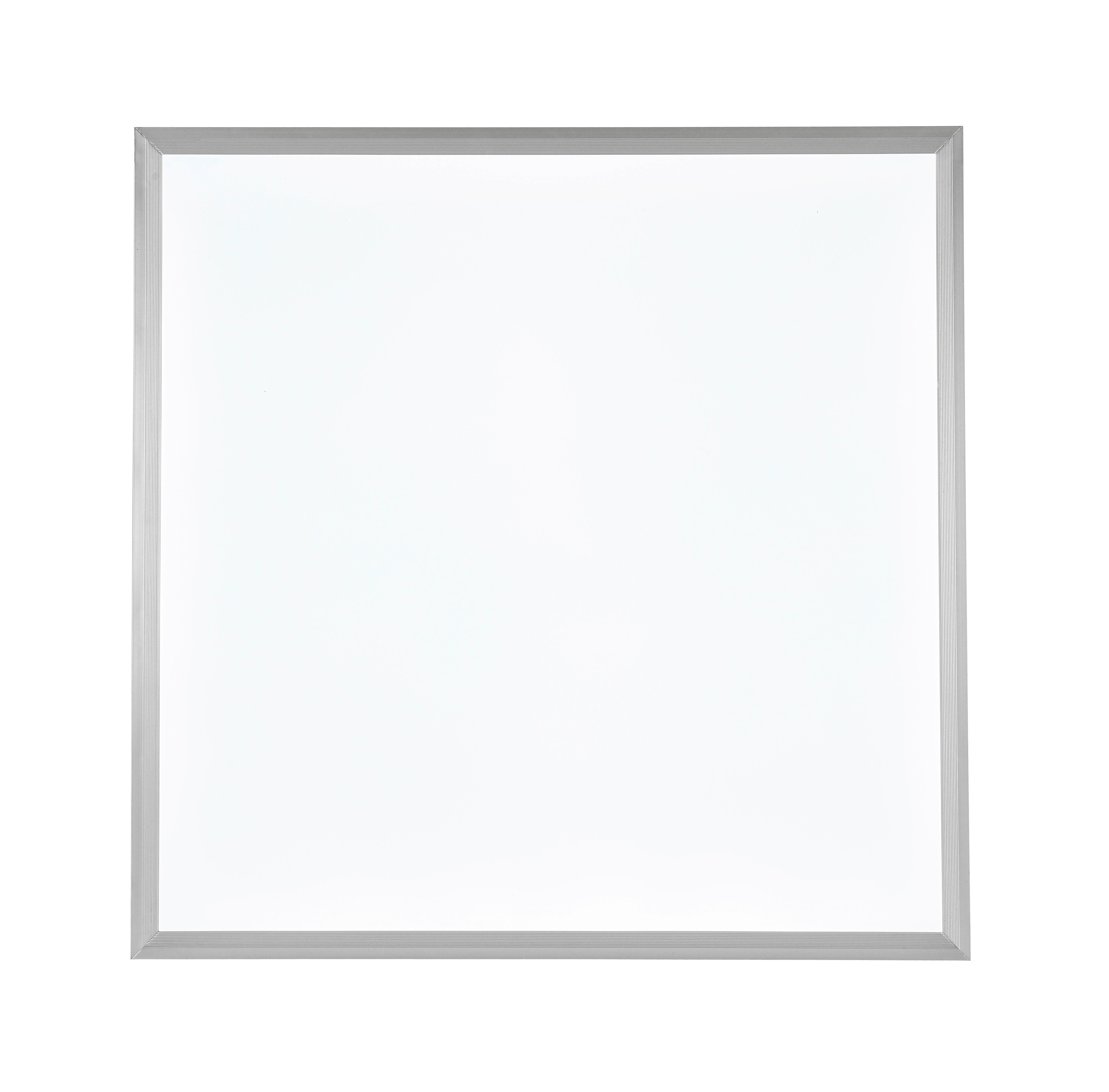 Stropna Led-svetilka Cornelius -Akt- - srebrne barve/bela, Moderno, kovina/umetna masa (60/60/7,5cm) - Mömax