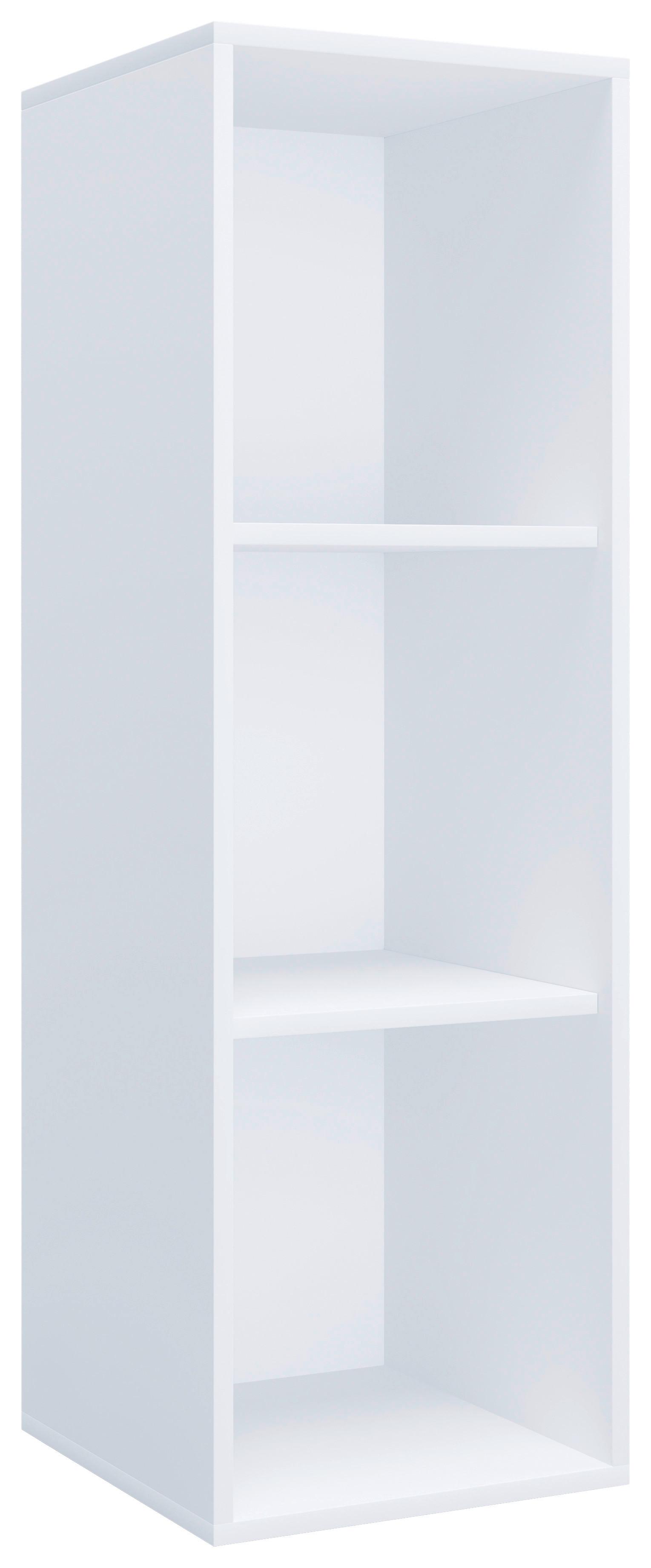 Pisarniški Regal Lona, Bela - bela, Moderno, leseni material (35/110/37cm) - MID.YOU