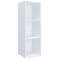 Aktenschrank Lona Weiß, 3-fach - Weiß, MODERN, Holzwerkstoff (35/110/37cm) - MID.YOU