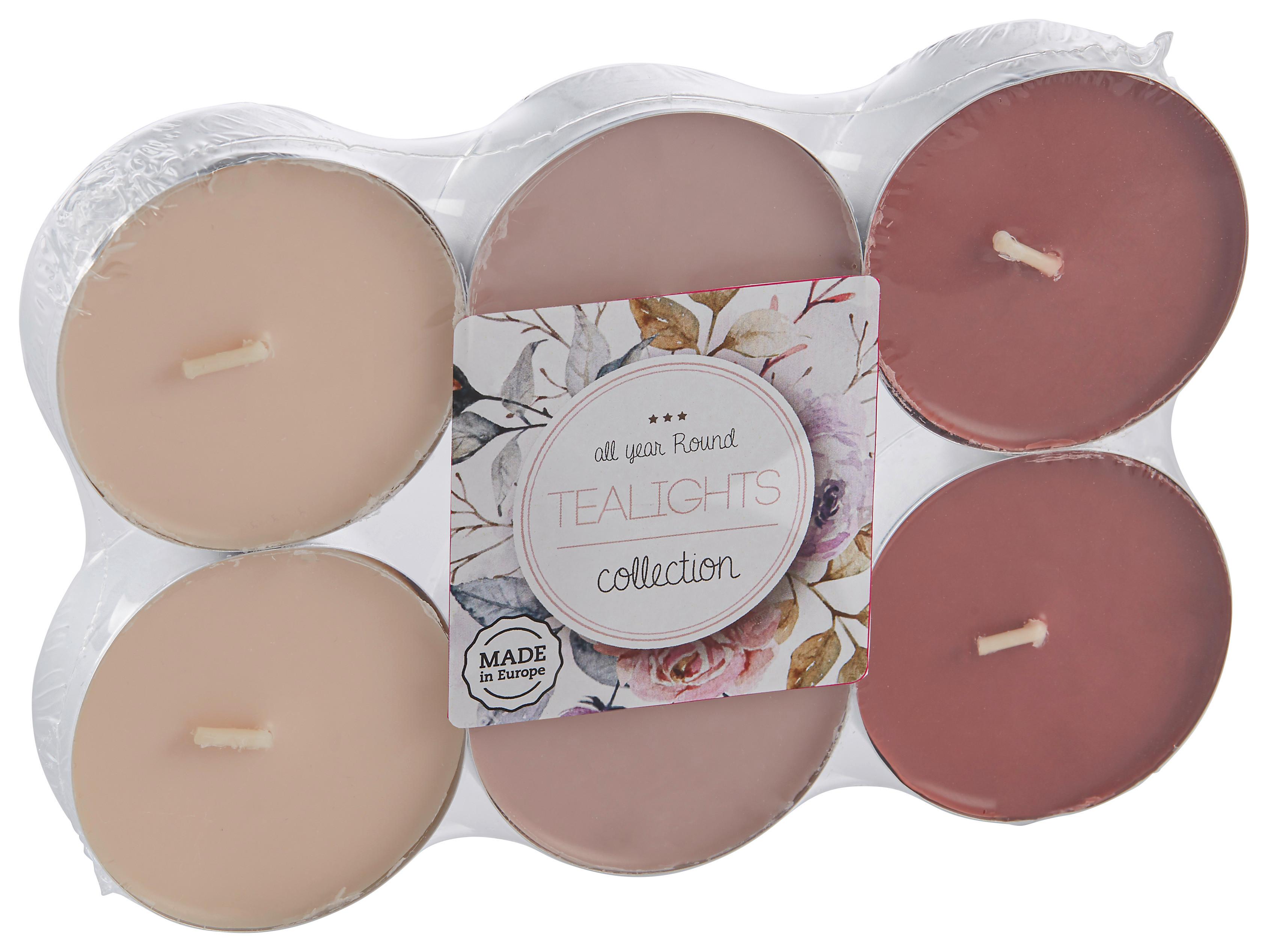 Teelicht Momo in diverse Farben - Alufarben/Rosa, Metall (5,9/2,4cm) - Modern Living