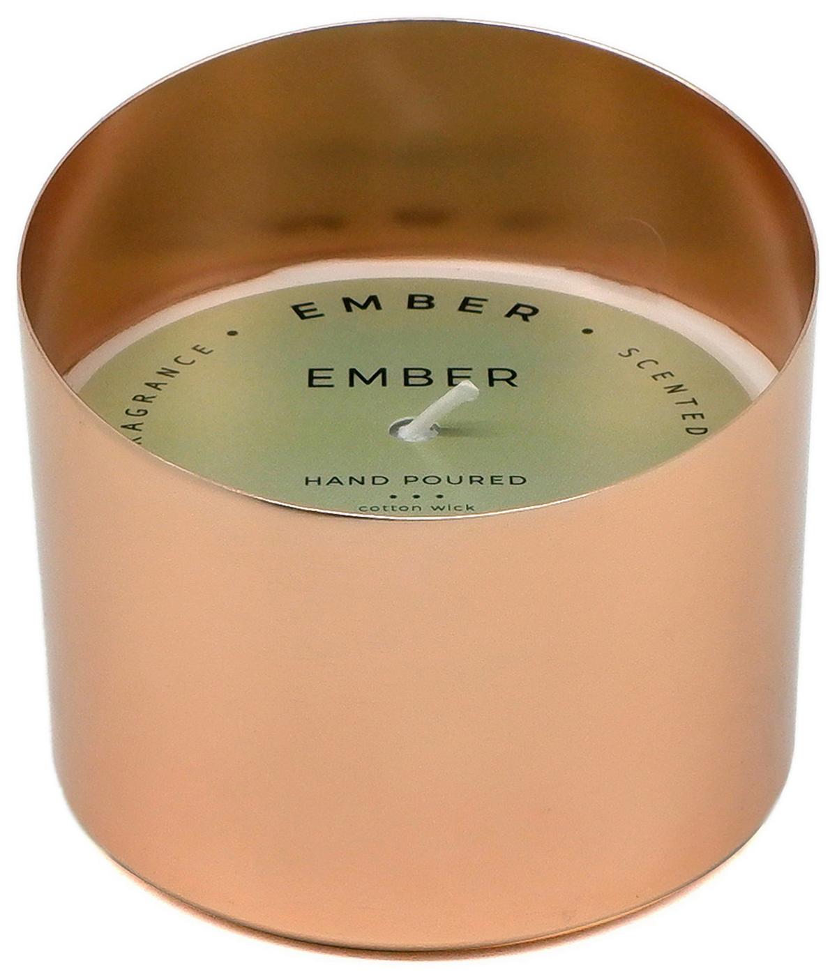Gyertya Edényben Mavie - rosé arany, Romantik / Landhaus, fém (8,9/7,6cm) - Modern Living