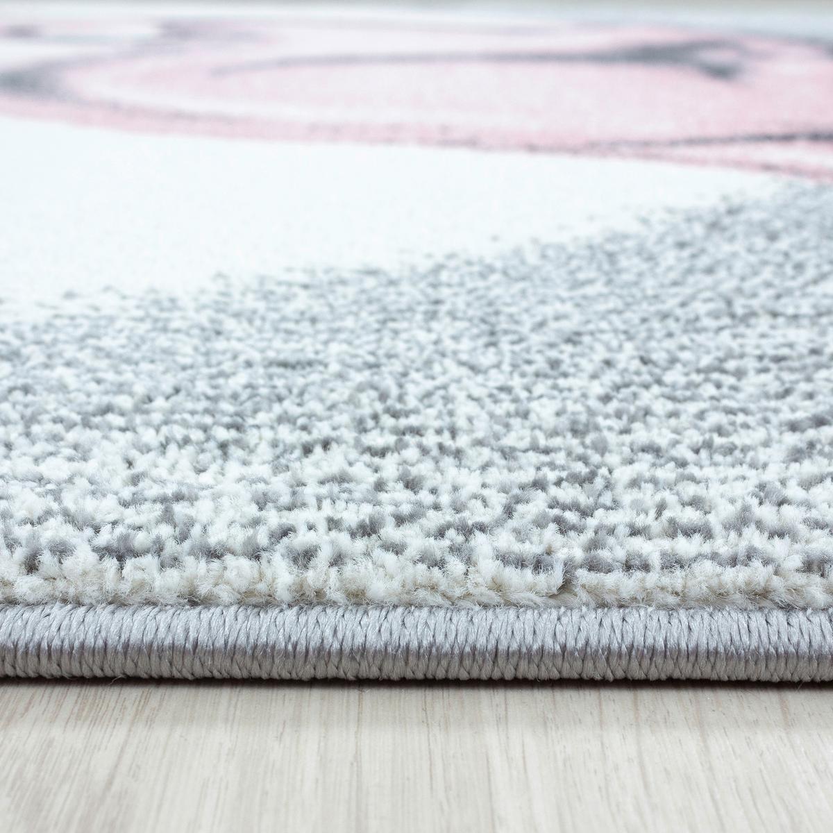 Dječji Tepih Bambi - svijetlo ružičasta/bijela, Trend, tekstil (160/230cm) - Ben'n'jen