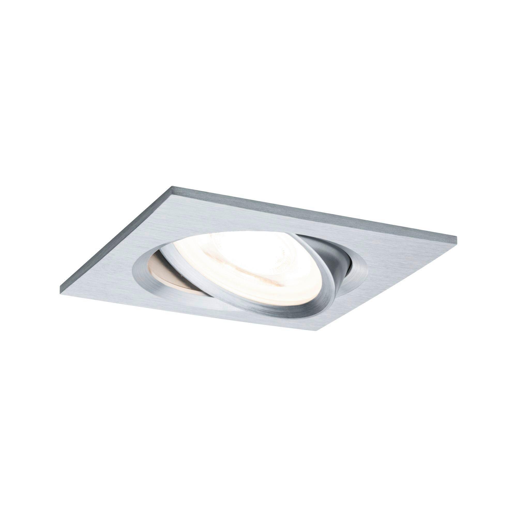 LED-Deckenleuchte Nova in Alufarben max. 6,5 Watt - Alufarben, Basics, Metall (8,4/8,4cm) - Paulmann