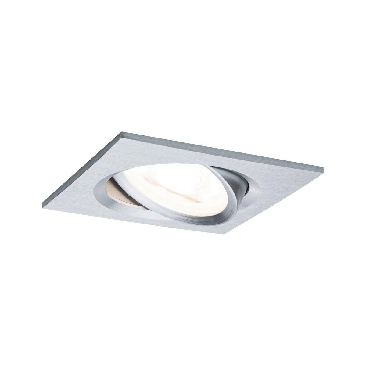 LED-Deckenleuchte Nova in Alufarben max. 6,5 Watt - Alufarben, Basics, Metall (8,4/8,4cm) - Paulmann