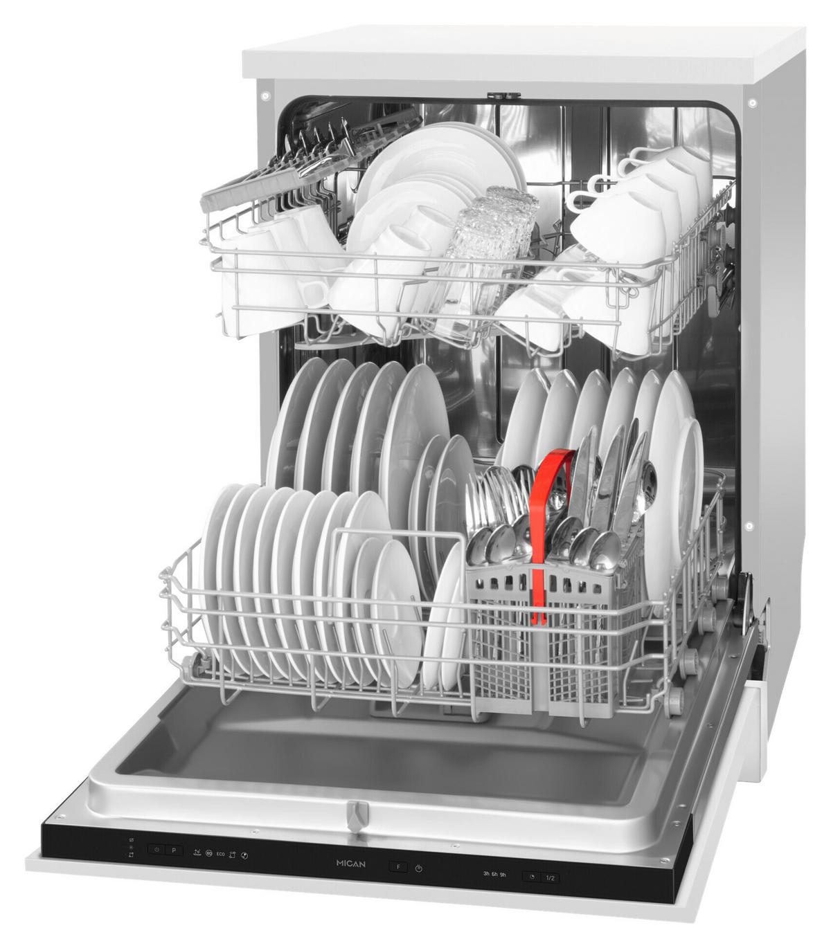 Geschirrspüler 50635 Silberfarben ca.59,8x81,5x55cm - Silberfarben, MODERN, Metall (59,8/81,5/55cm) - Amica
