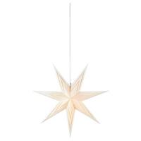 Dekostern Sombra Pendant Star Weiß max. 6 Watt - Weiß, Basics, Papier (16/70/70cm) - Markslöjd