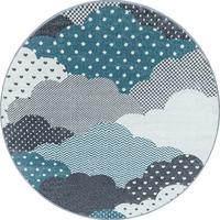 Otroška Preproga Bambi, Modra, Ø 120cm - modra, Trend, tekstil (120cm) - Ben'n'jen