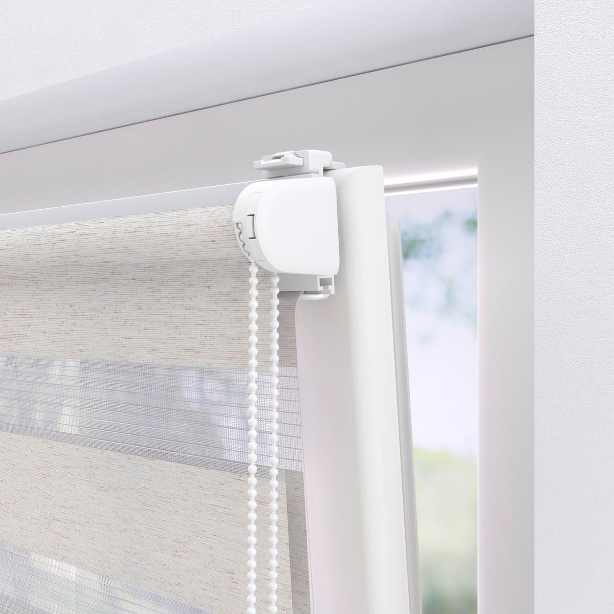 ROLETA PODWÓJNA MINI - kolor naturalny, Basics, tkanina (60/150cm)