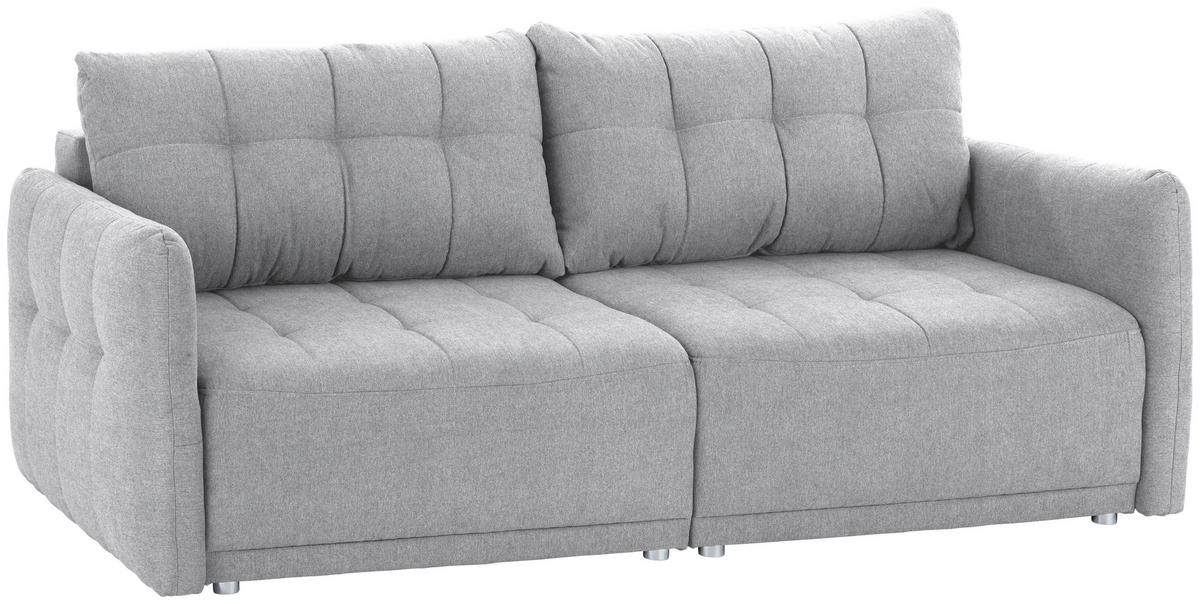 Kanapéágy Modena - világosszürke, Natur, textil (223/92/107cm) - Mömax