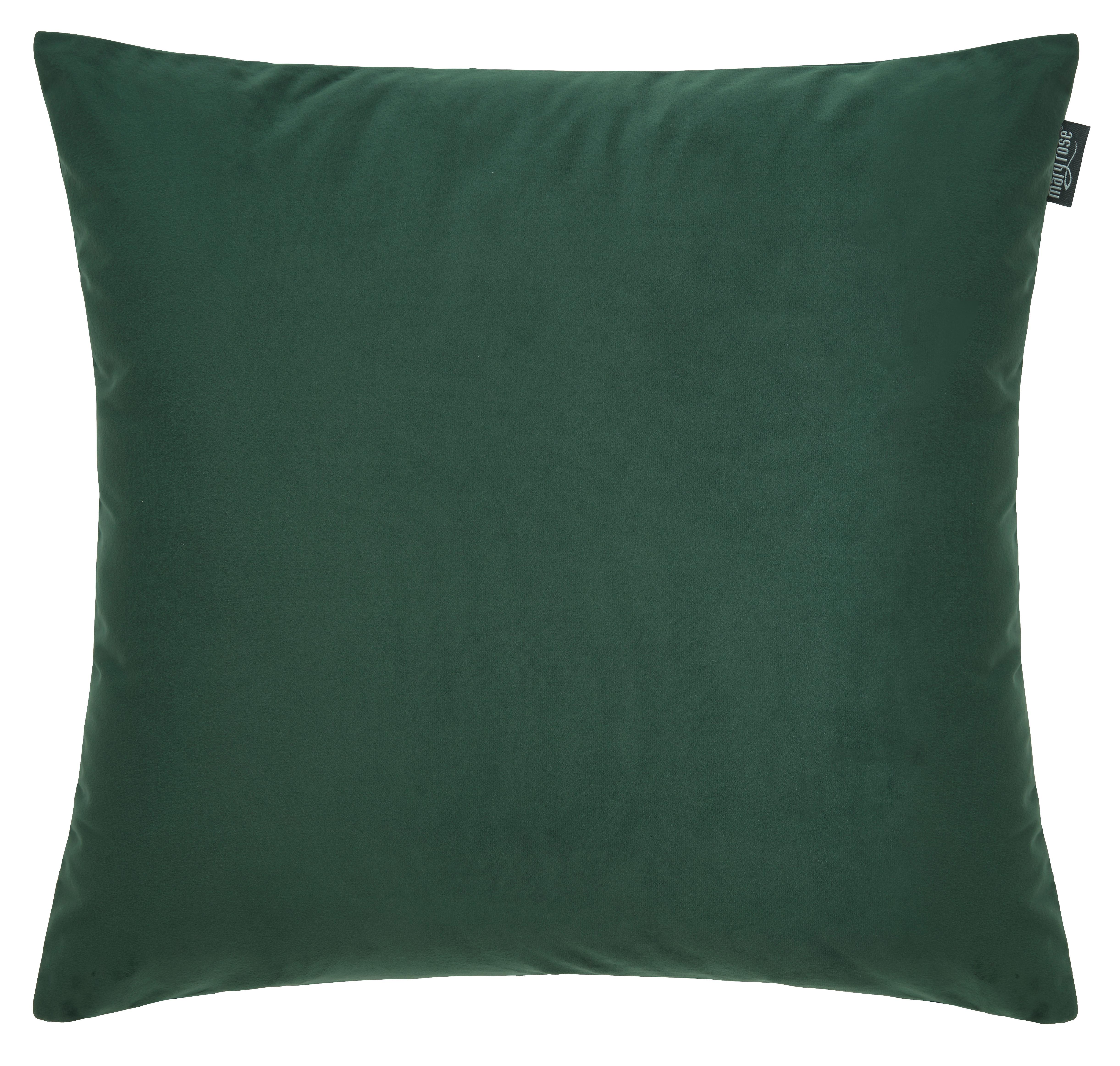 Zierkissen GWYN in Dunkelgrün ca. 40x40cm - Dunkelgrün, MODERN, Textil (40/40cm) - Mary's