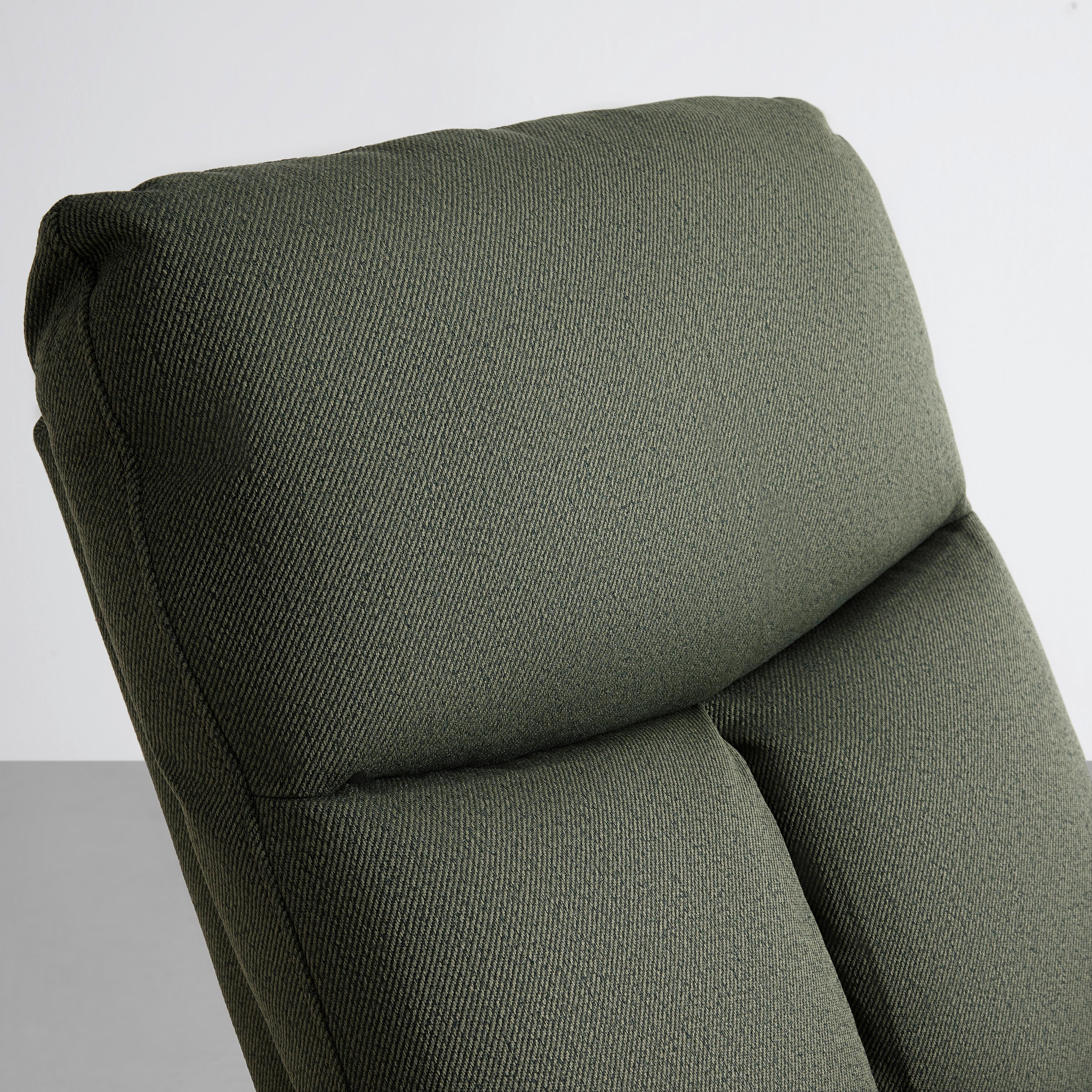 RELAXFÅTÖLJ LEWIS - grön/svart, Modern, metall/trä (81/108/94cm) - Mömax