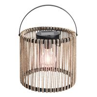 Solarleuchte Andrei max. 2 Watt - Braun, MODERN, Kunststoff/Metall (20/17-27cm) - Modern Living