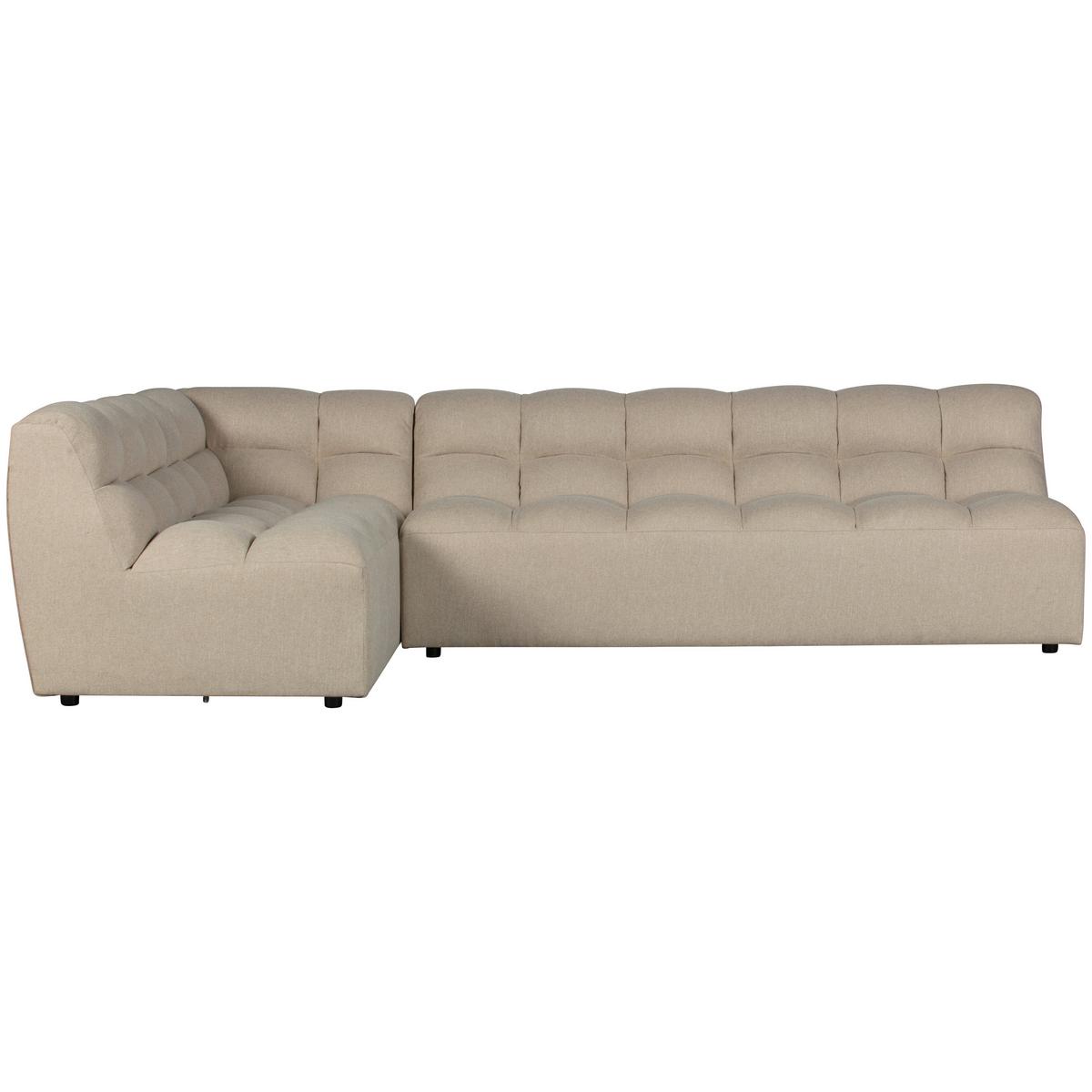 SESSEL Pepper Sandfarben B: 100cm - Sandfarben/Schwarz, Design, Kunststoff/Textil (100/79/92cm) - Livetastic