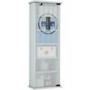 Medizinschrank Omal XXL Weiß zum Hängen B/H ca. 31x92 cm - Weiß, Basics, Glas/Holzwerkstoff (31/92/18cm) - MID.YOU