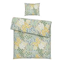 Bettwäscheset Flower - Gelb/Grün, Natur, Textil (160/210cm) - Modern Living
